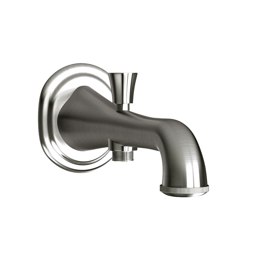 Jaquar Queens Prime Bath Spout with Diverter - Stainless Steel
