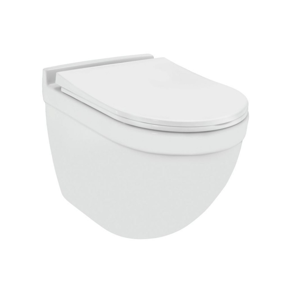 Jaquar Rimless, Blind Installation Wall Hung WC - White