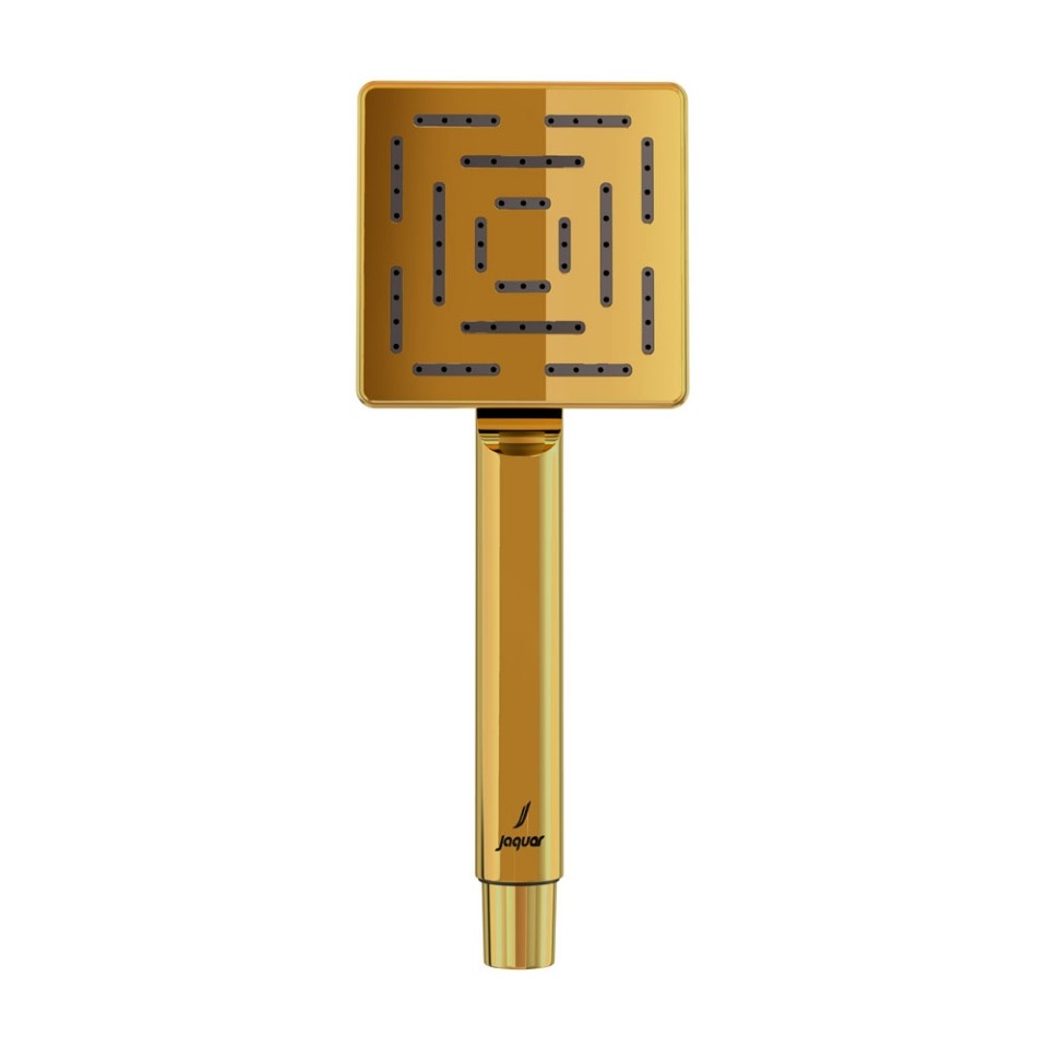 Jaquar Single Function Square Shape Maze Hand Shower - Gold Bright PVD