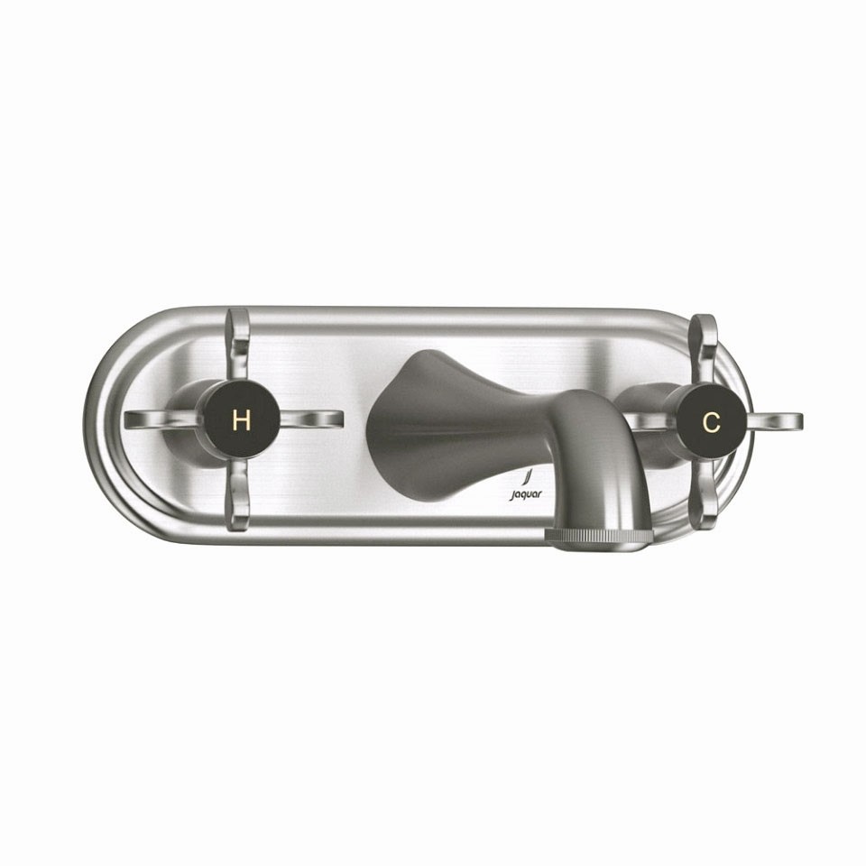 Jaquar Built-in Two In-wall Stop Valves - Stainless Steel